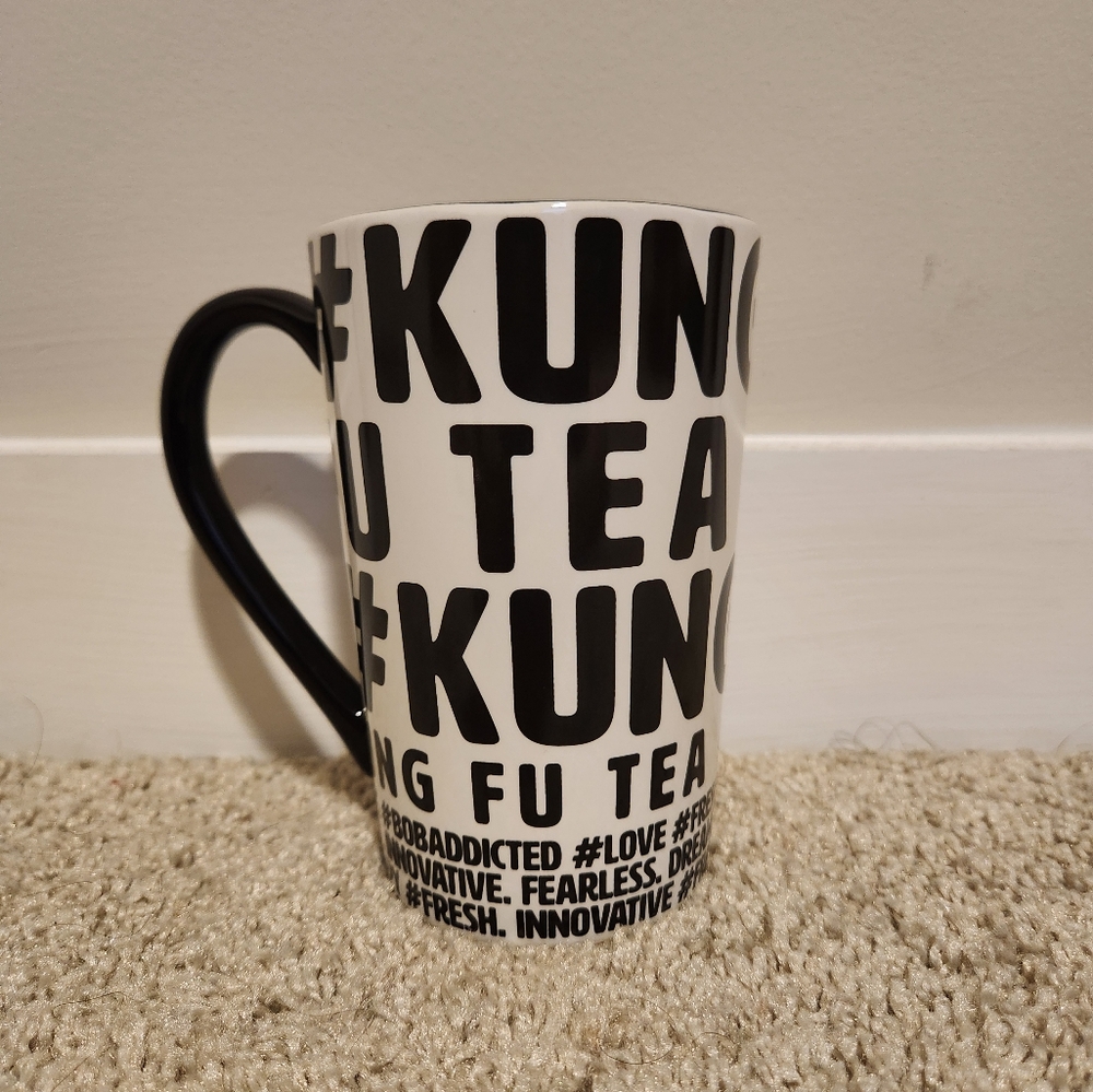 ☕️Mug Sale!☕️ Black and White Kung Fu Tea Mug #KungFuTea #KFT